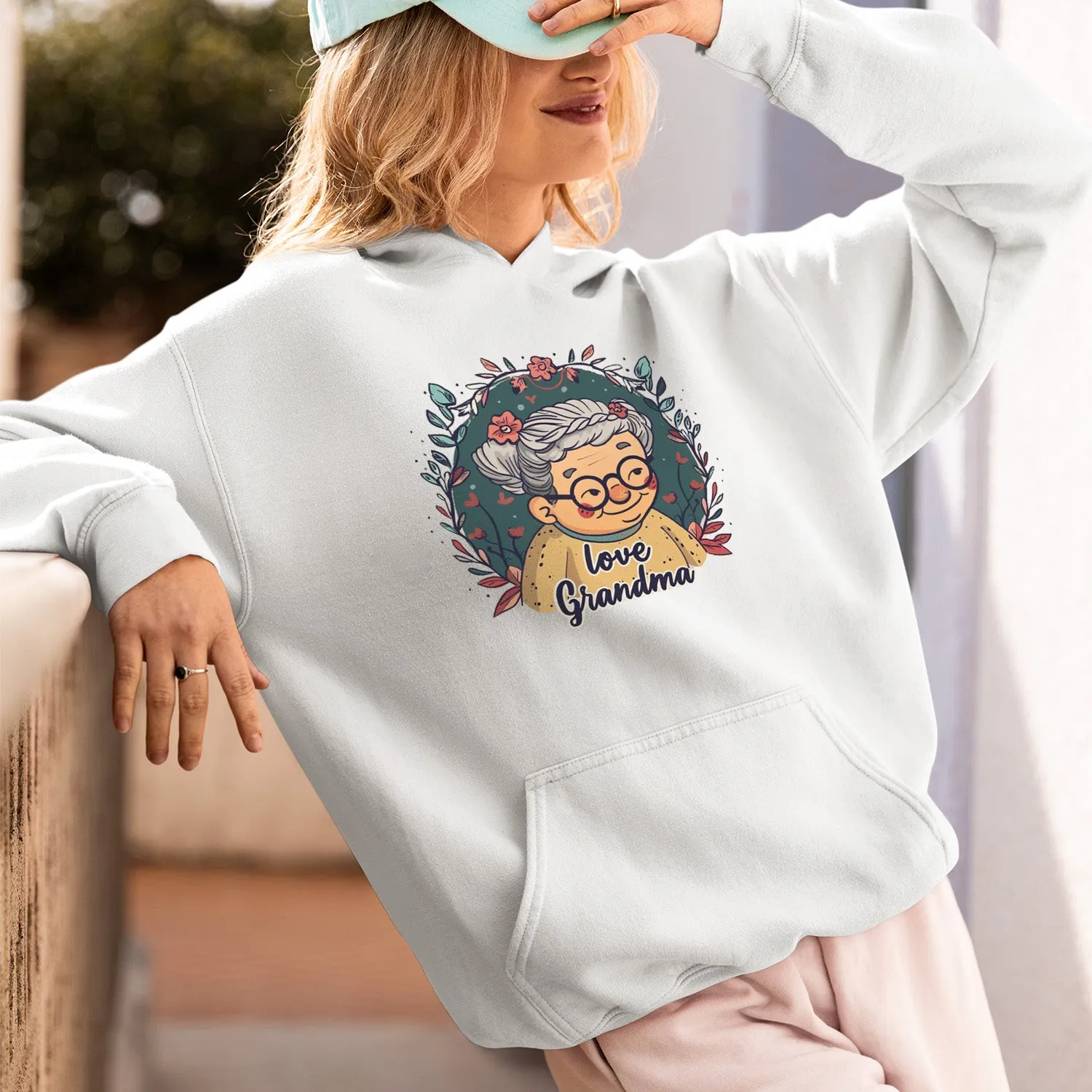 Cute Chibi Grandma T-Shirt, Love Grandma T-Shirt, Celebrate Mom, Nana Shirt, Grandma Hoodie, Grandma Shirt, Mother's Day Gift For Grandma, Happy Mother's Day