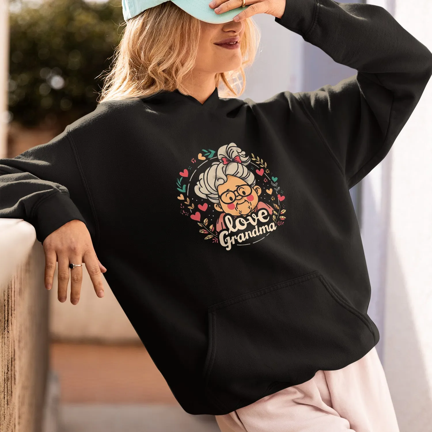 Cute Chibi Grandma T-Shirt, Love Grandma T-Shirt, Celebrate Mom, Nana Shirt, Grandma Hoodie, Grandma Shirt, Mother's Day Gift For Grandma, Happy Mother's Day