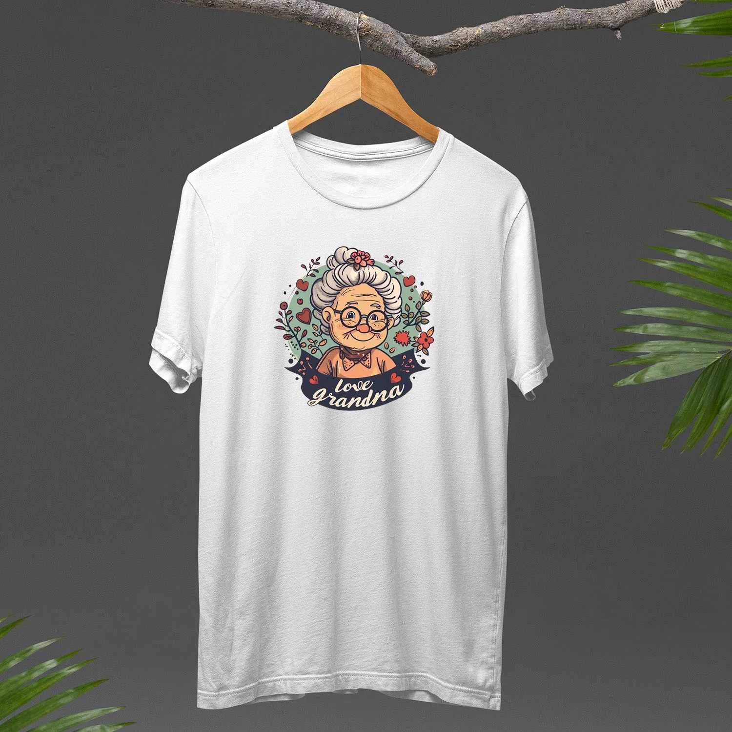 Cute Chibi Grandma T-Shirt, Love Grandma T-Shirt, Celebrate Mom, Nana Shirt, Grandma Hoodie, Grandma Shirt, Mother's Day Gift For Grandma, Happy Mother's Day