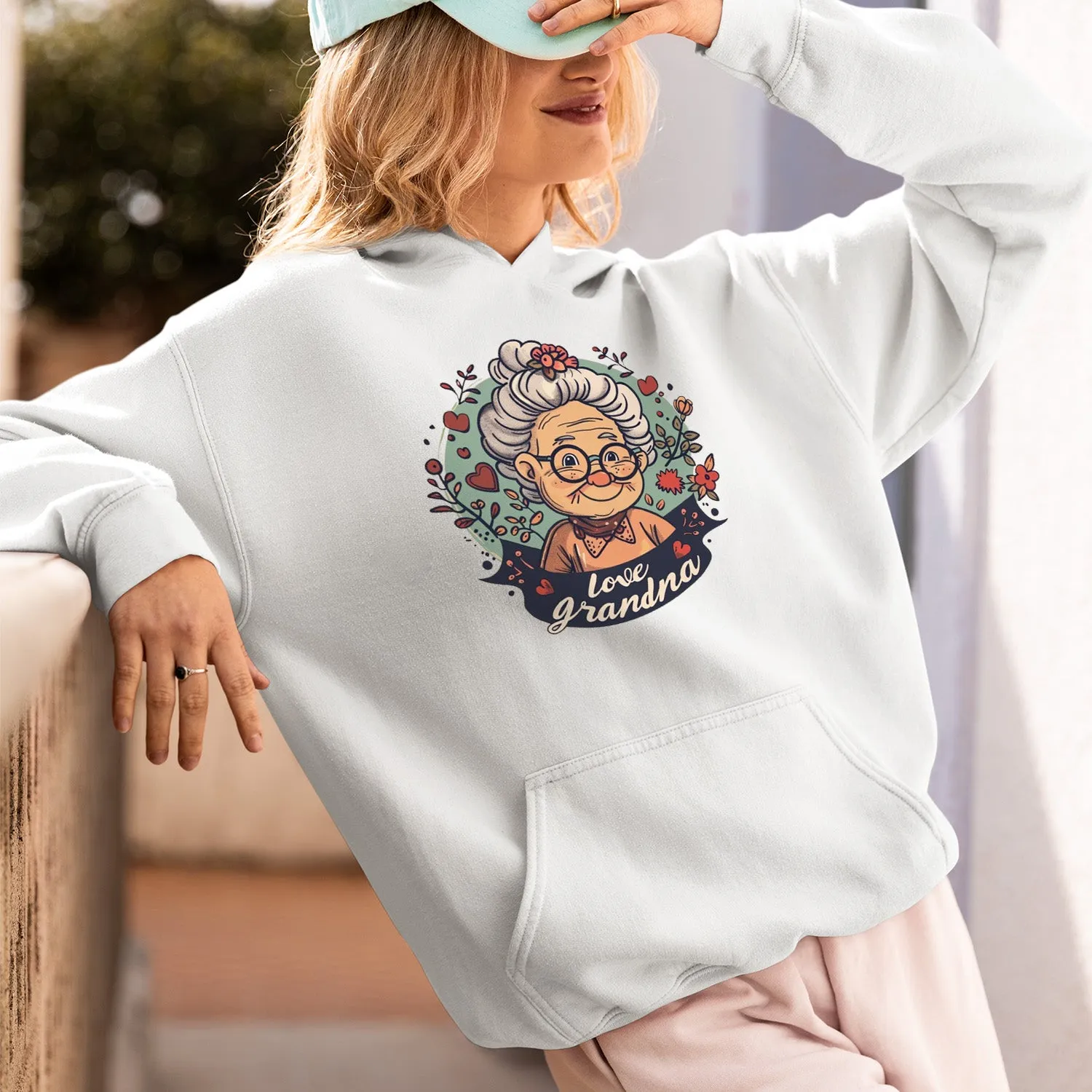 Cute Chibi Grandma T-Shirt, Love Grandma T-Shirt, Celebrate Mom, Nana Shirt, Grandma Hoodie, Grandma Shirt, Mother's Day Gift For Grandma, Happy Mother's Day