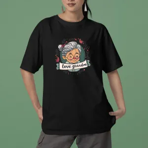 Cute Chibi Grandma T-Shirt, Love Grandma T-Shirt, Celebrate Mom, Nana Shirt, Grandma Hoodie, Grandma Shirt, Mother's Day Gift For Grandma, Happy Mother's Day
