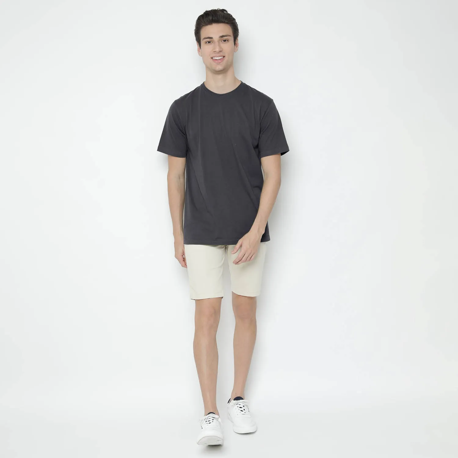 CUTOFF Troy Regular Fit T-Shirt Kaos Lengan Pendek Polos Pria