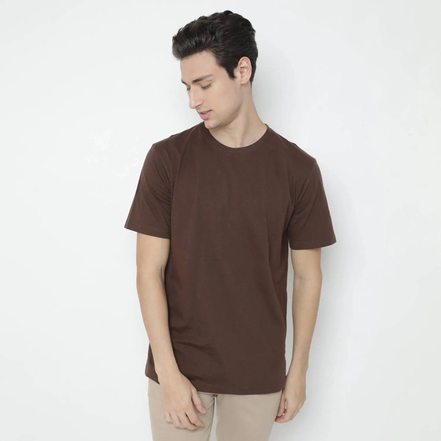 CUTOFF Troy Regular Fit T-Shirt Kaos Lengan Pendek Polos Pria