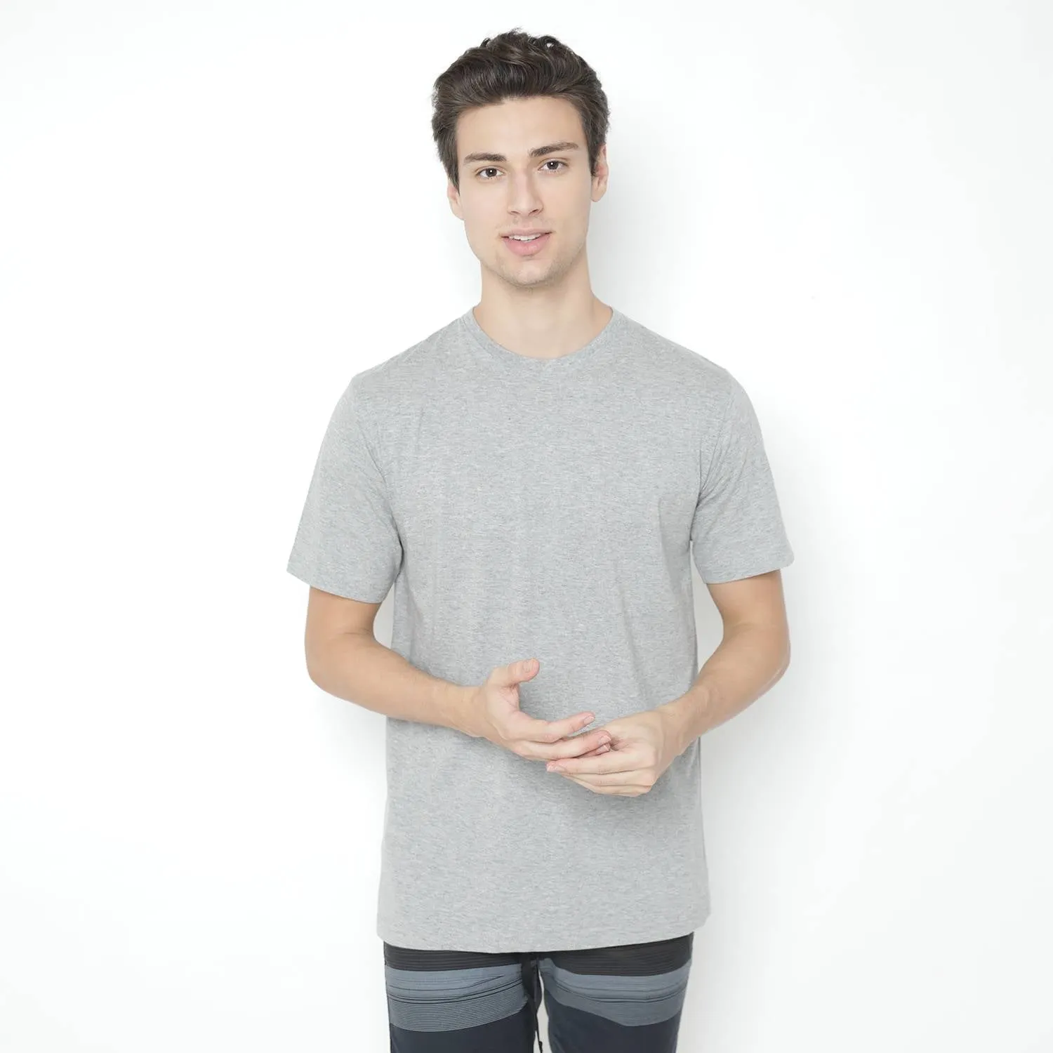 CUTOFF Troy Regular Fit T-Shirt Kaos Lengan Pendek Polos Pria