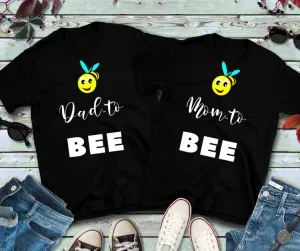 Dad to Bee-Mom to Bee,Couple Shirts, Valentines Gifts For Him, Matching Shirts For Couples, Best Couple Shirts, Funny Couple Shirts,New Moms