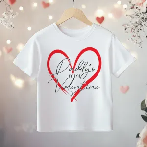 Daddy's Mini Valentine Toddler & Kids T Shirt