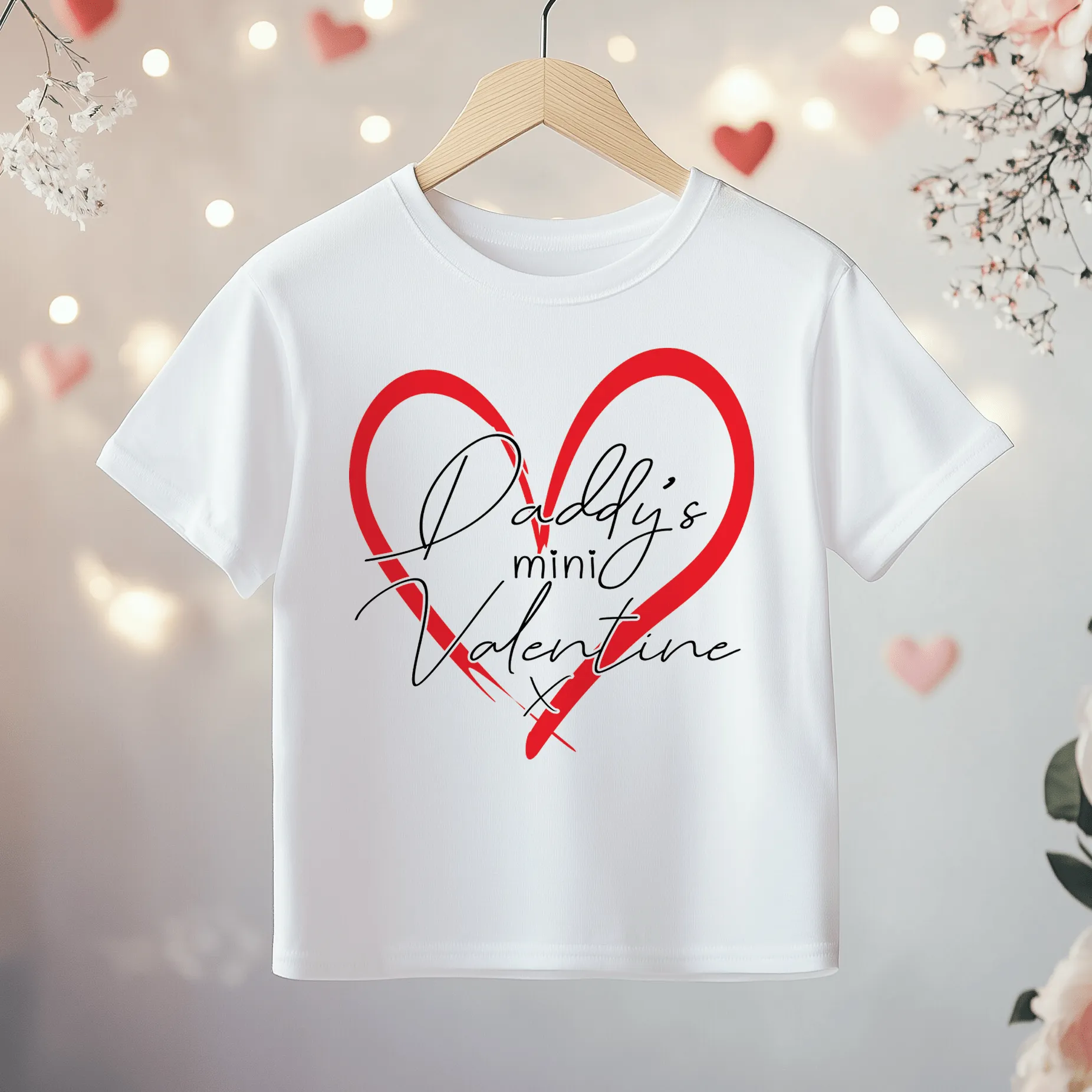 Daddy's Mini Valentine Toddler & Kids T Shirt
