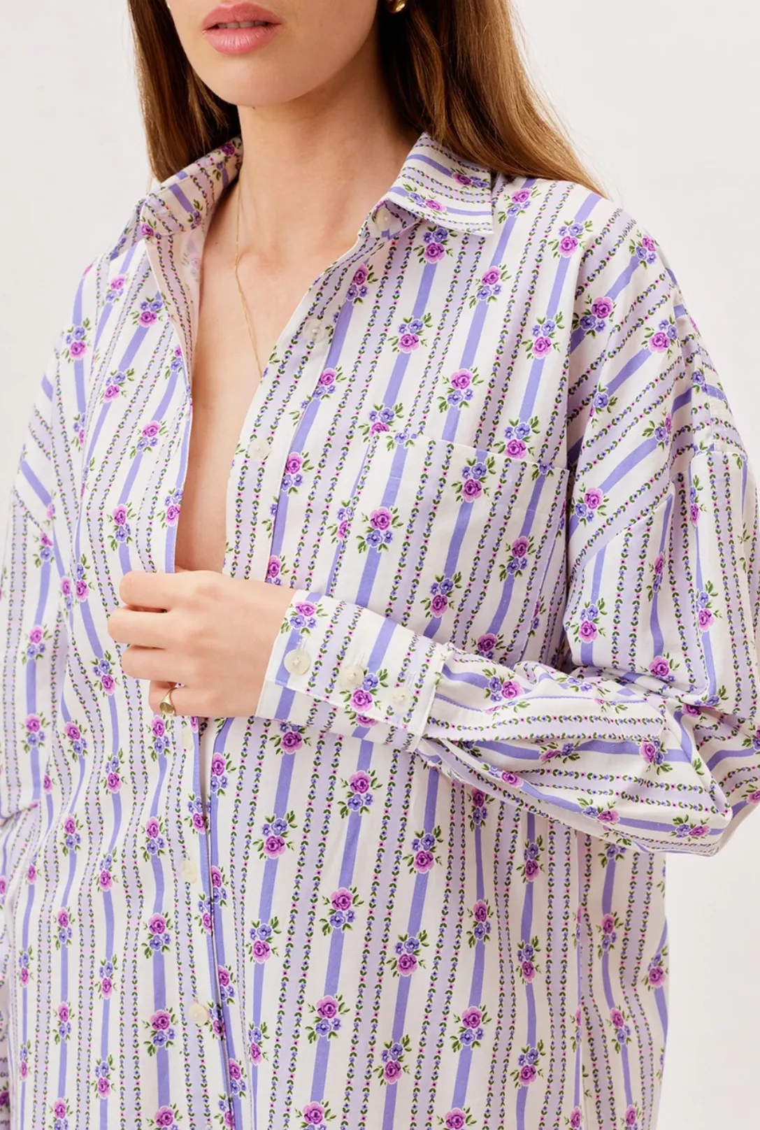 DAHLIA BOYFRIEND SHIRT DRESS
