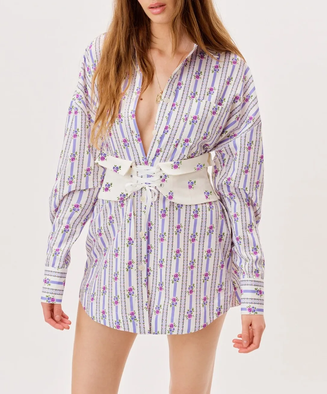 DAHLIA BOYFRIEND SHIRT DRESS
