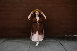 dani frayed border duster