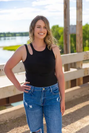 Danica Cutout Shoulder BodySuit