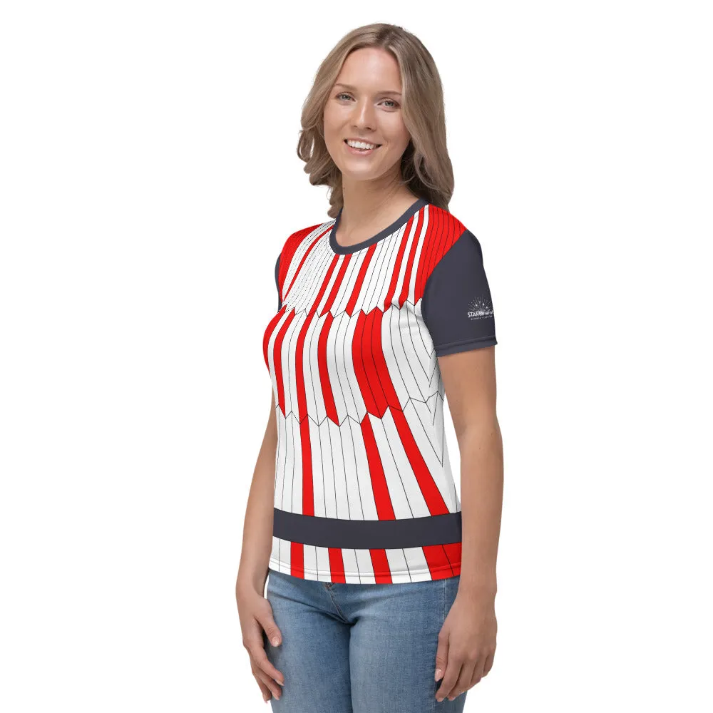 Dare Mighty Things Mars 2020 Parachute Fitted T-Shirt