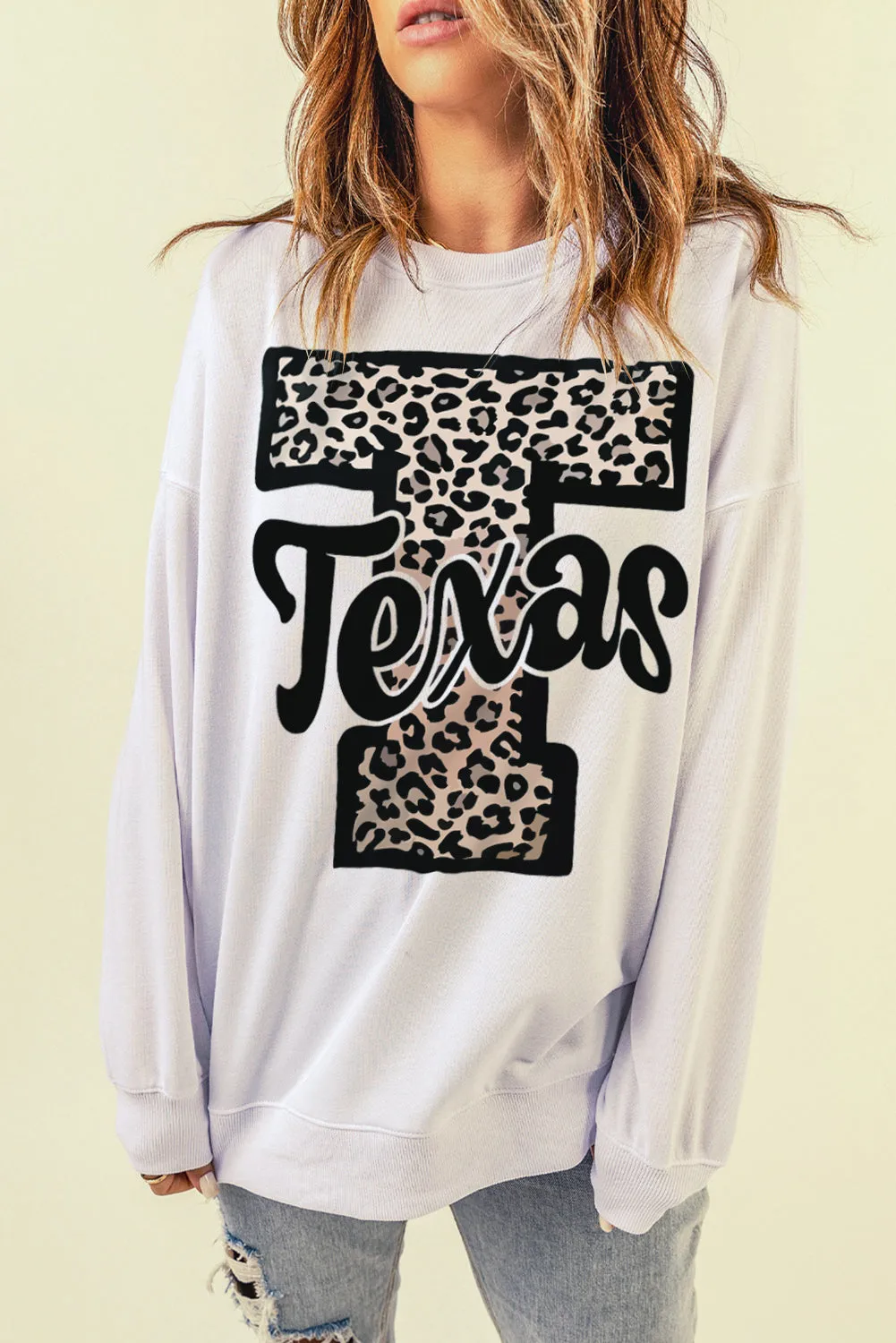 Dark Blue Oversized Solid Drop Shoulder Sweatshirt