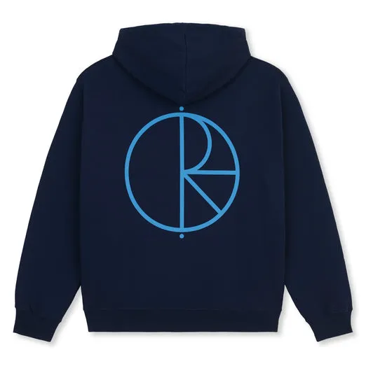 Dave Hoodie Stroke Logo Dark Blue