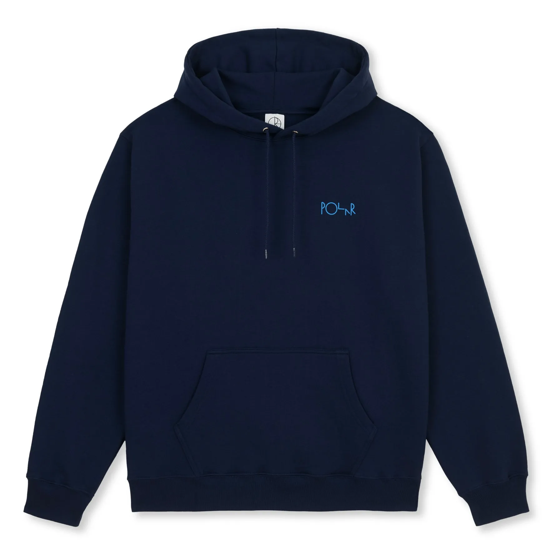 Dave Hoodie Stroke Logo Dark Blue