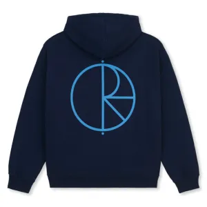 Dave Hoodie Stroke Logo Dark Blue