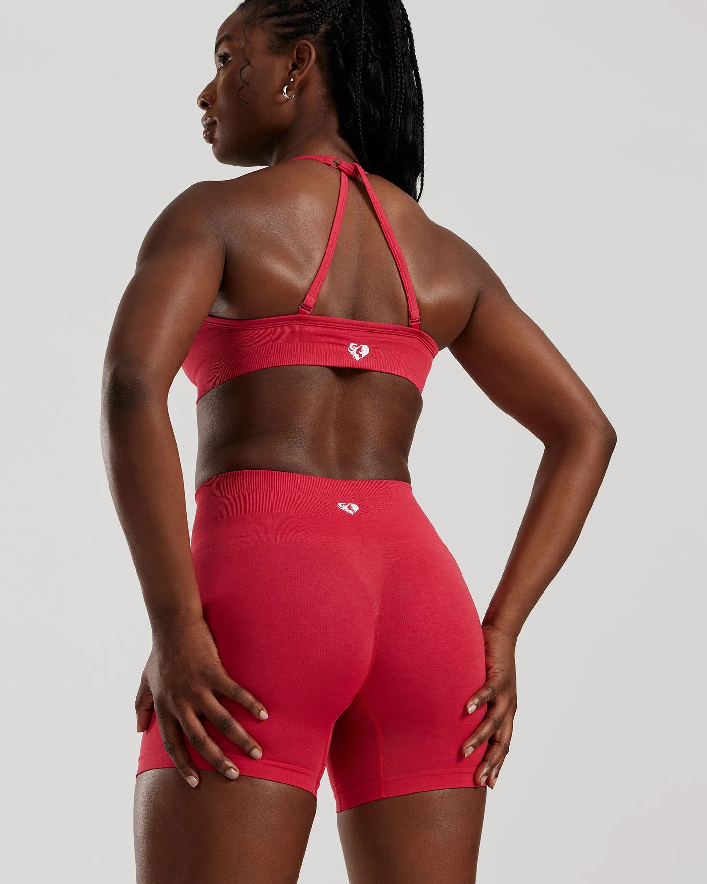 Define 2.0 Seamless Scrunch 4" Shorts | Viva Magenta