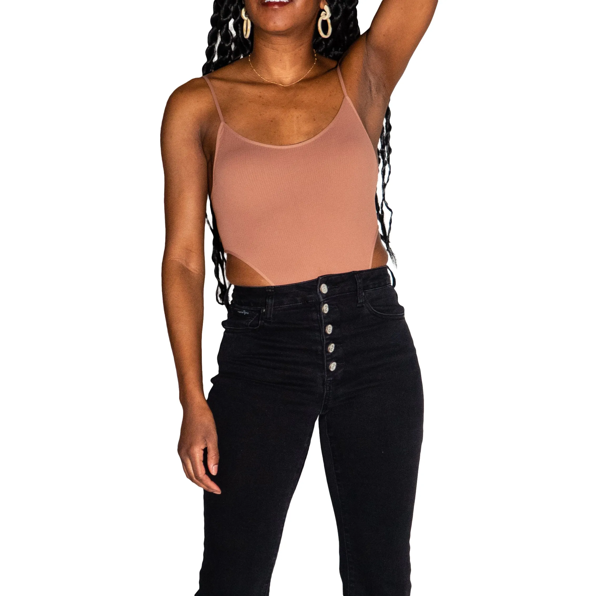 Delilah Deep Cut Bodysuit