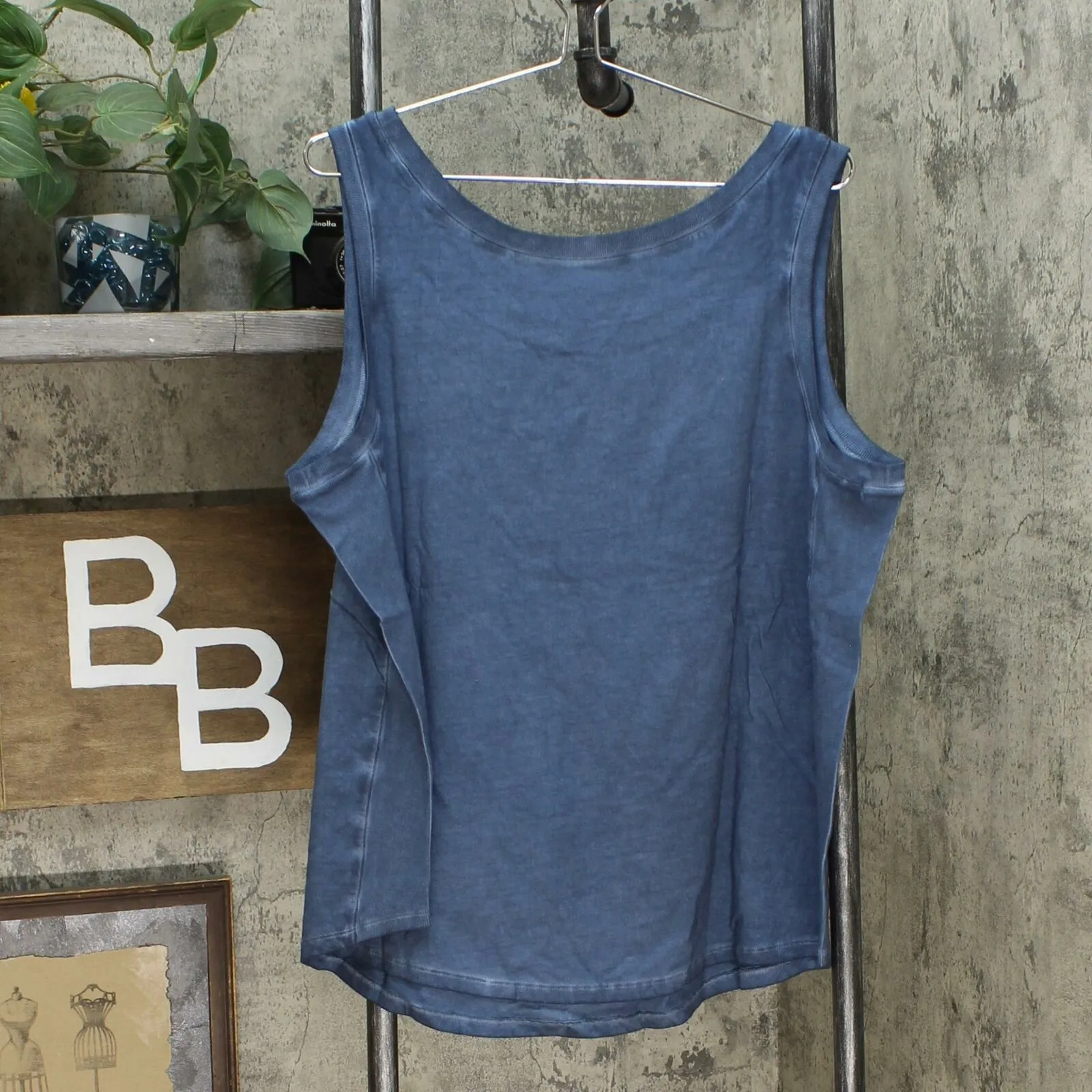 DG2 by Diane Gilman Women's Plus Size Star Embroidered Tank Top