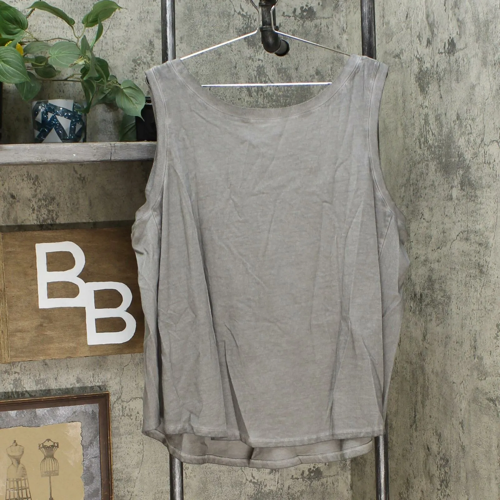 DG2 by Diane Gilman Women's Plus Size Star Embroidered Tank Top