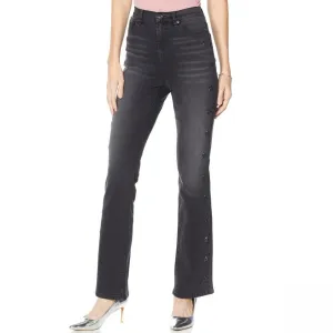 DG2 by Diane Gilman Women's Star Classic Stretch Boot Cut Jeans