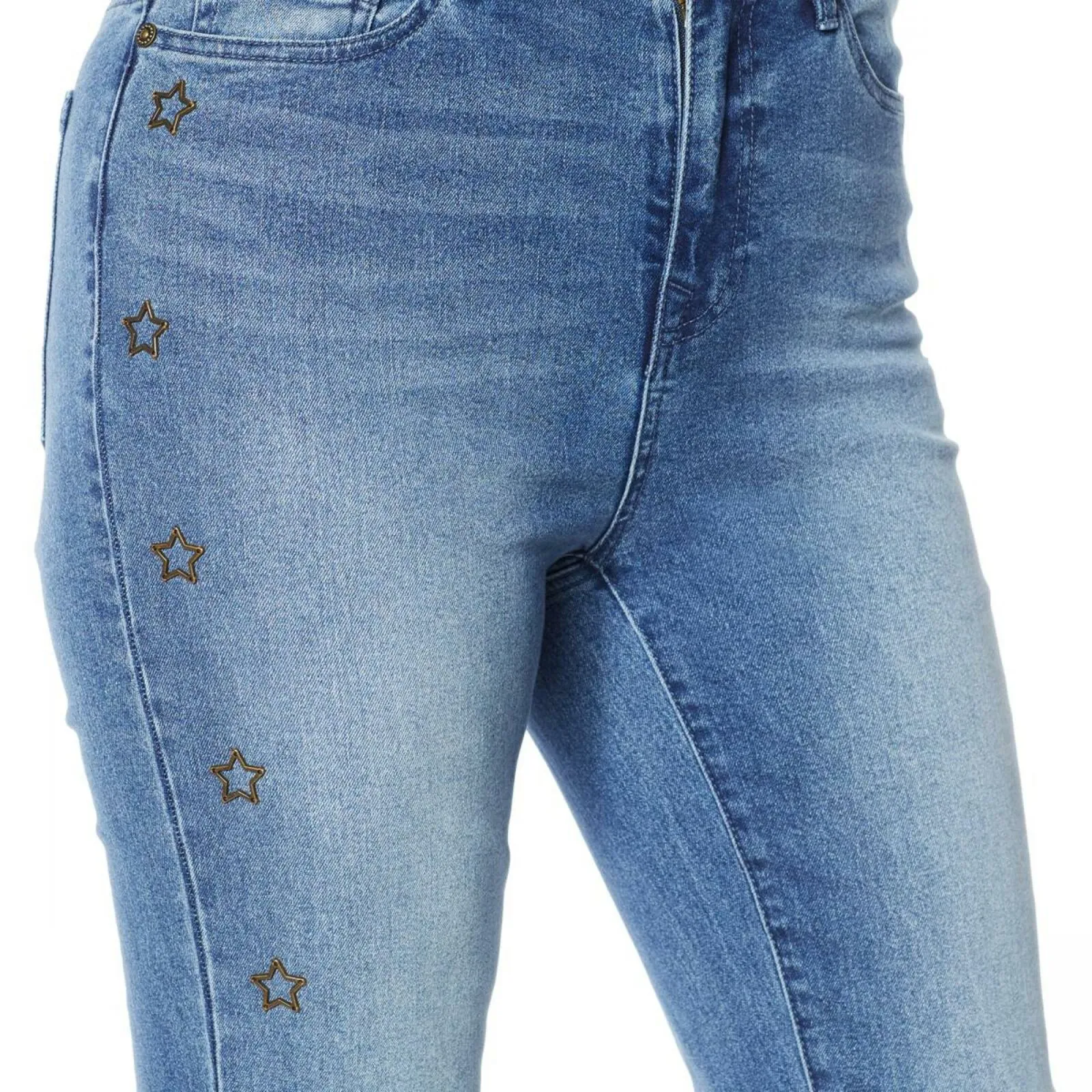 DG2 by Diane Gilman Women's Star Classic Stretch Boot Cut Jeans