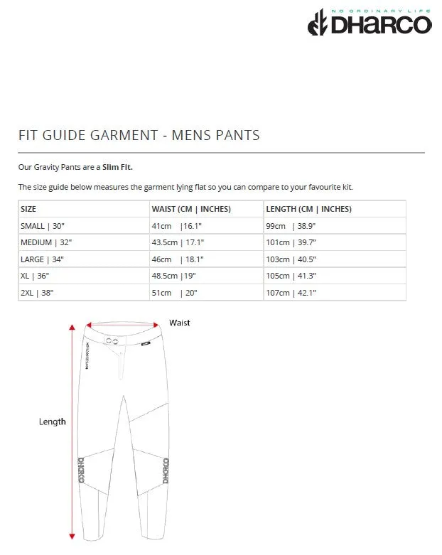 DHaRCO Mens Gravity Pants - Black