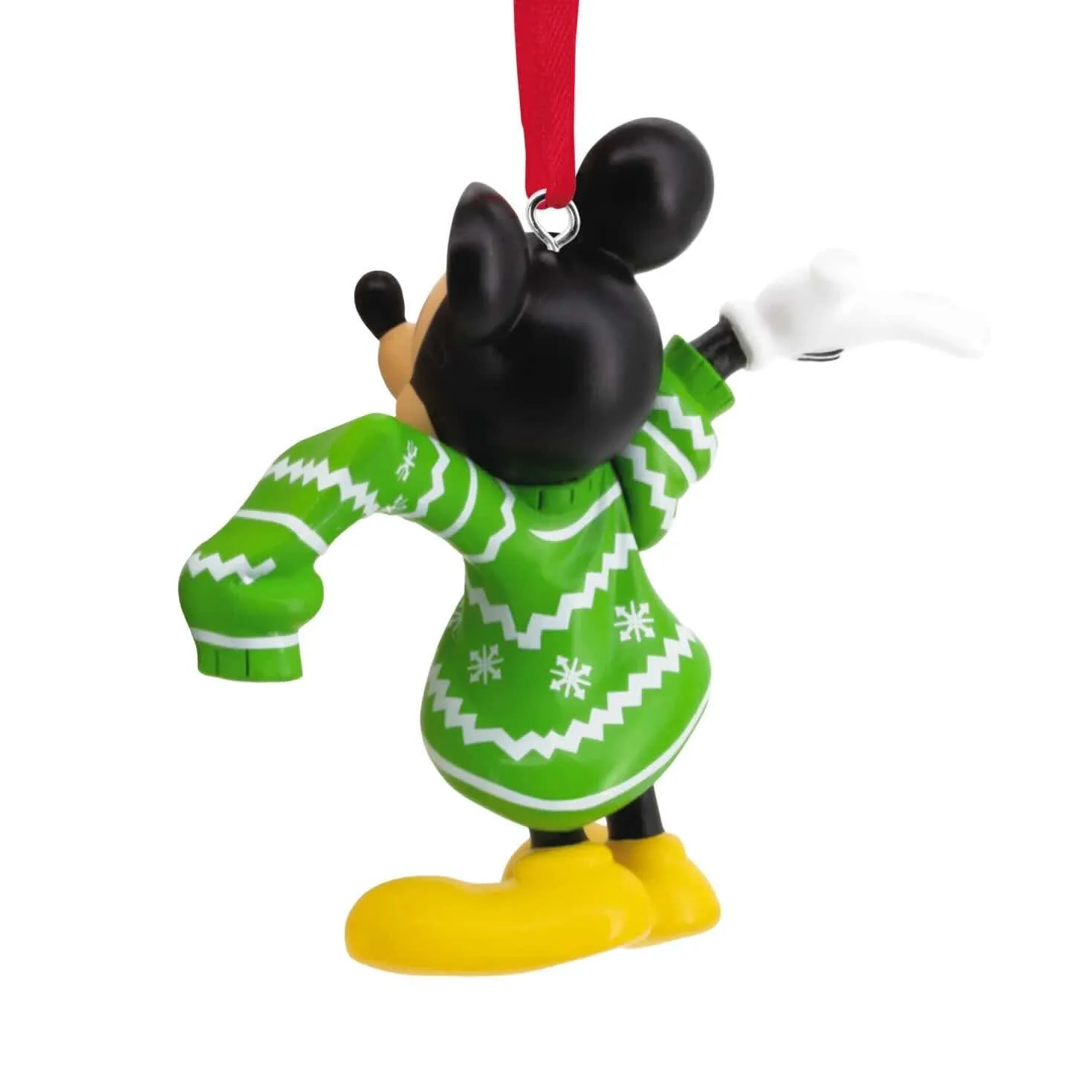 Disney Mickey Mouse in Christmas Sweater Resin Hallmark Christmas Ornament