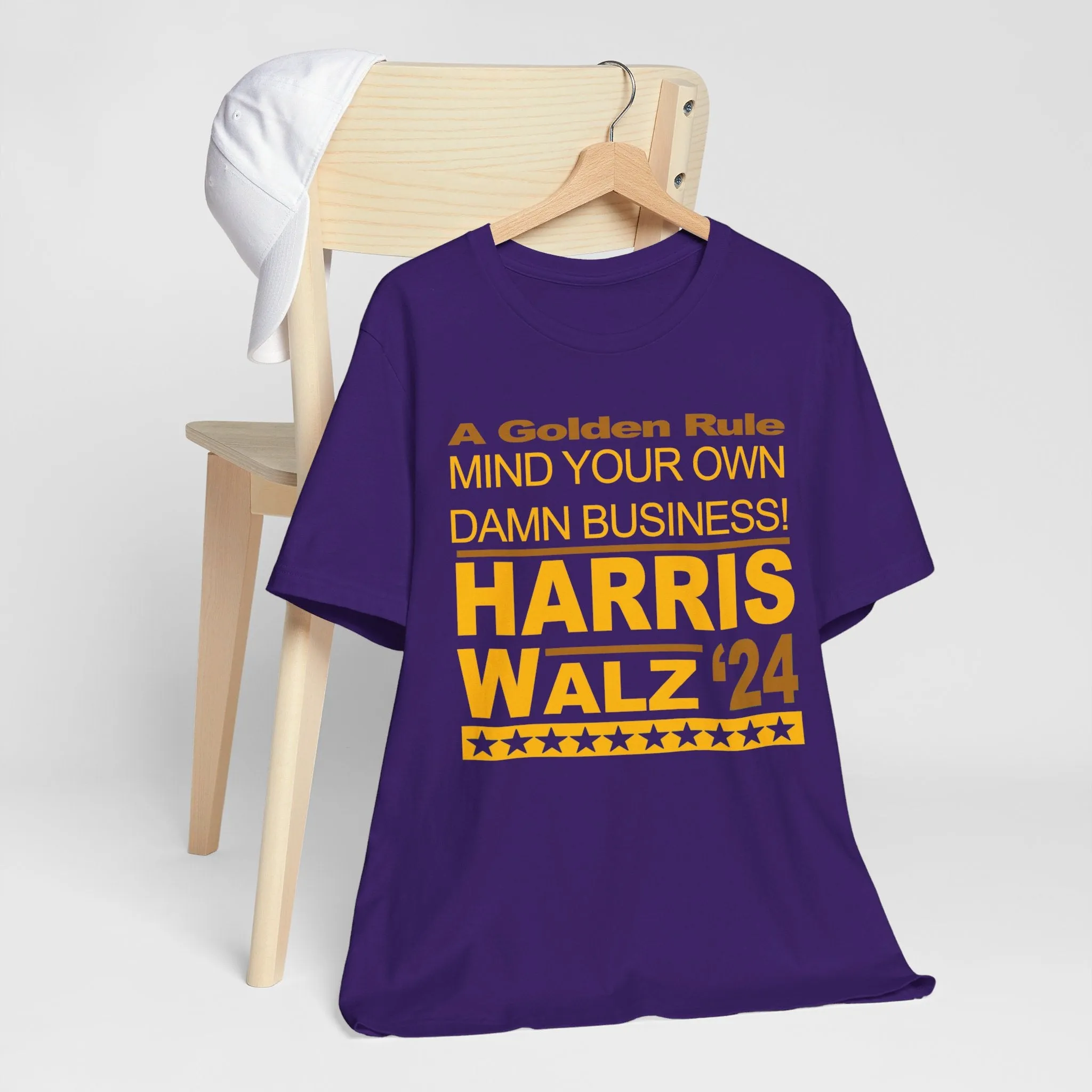 Divine 9 Harris Walz Campaign T- 2 colors-Men & Women- Mind Your Own Business