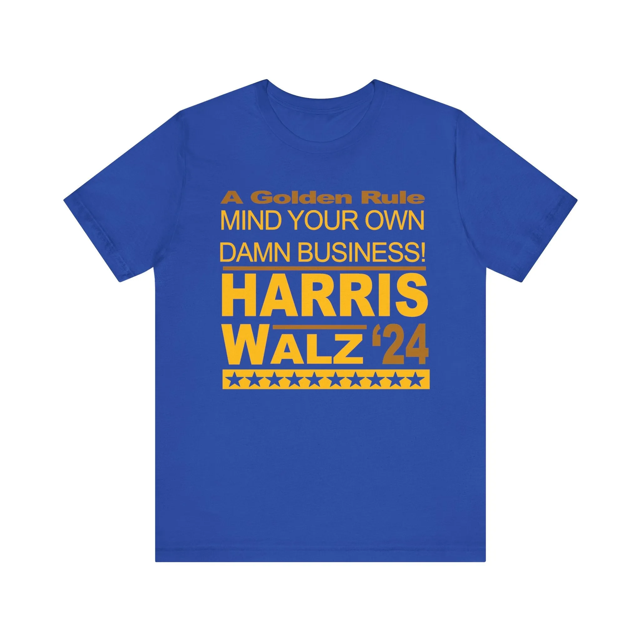 Divine 9 Harris Walz Campaign T- 2 colors-Men & Women- Mind Your Own Business