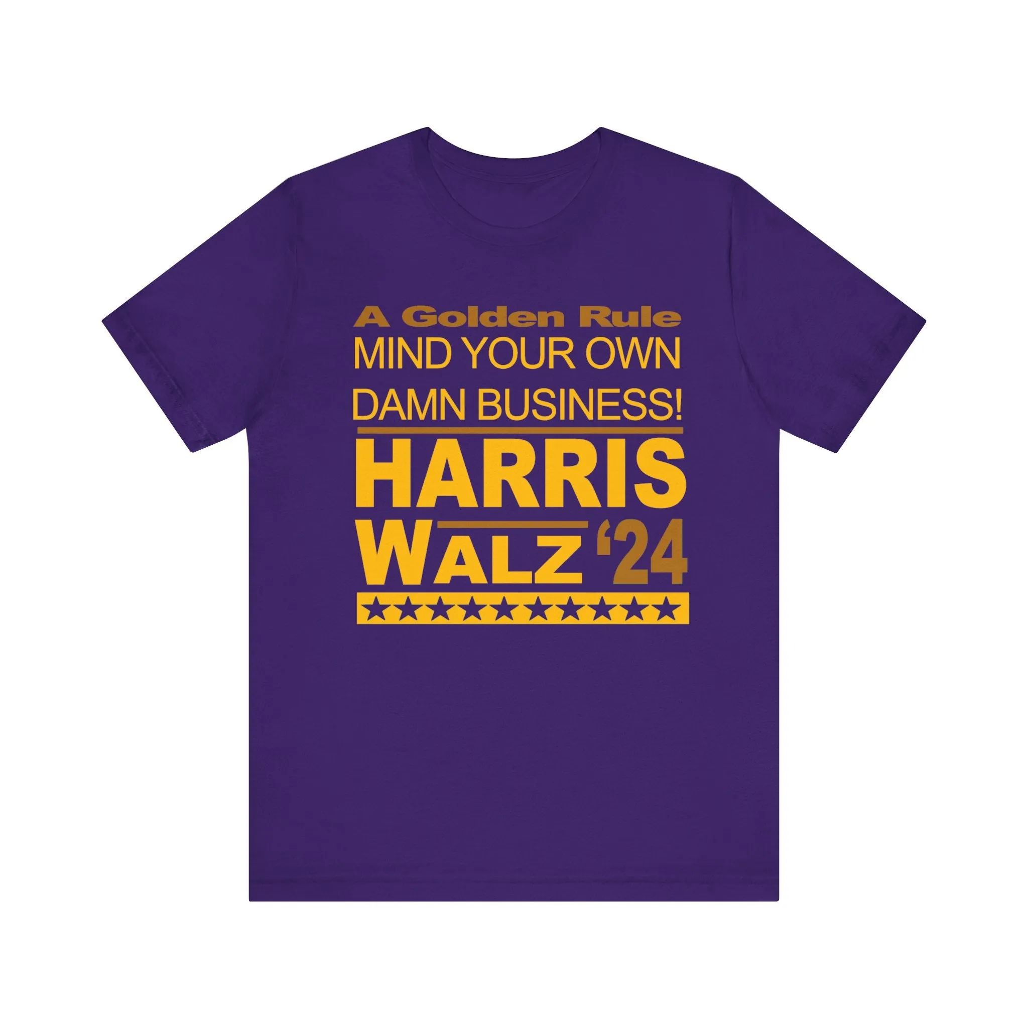 Divine 9 Harris Walz Campaign T- 2 colors-Men & Women- Mind Your Own Business