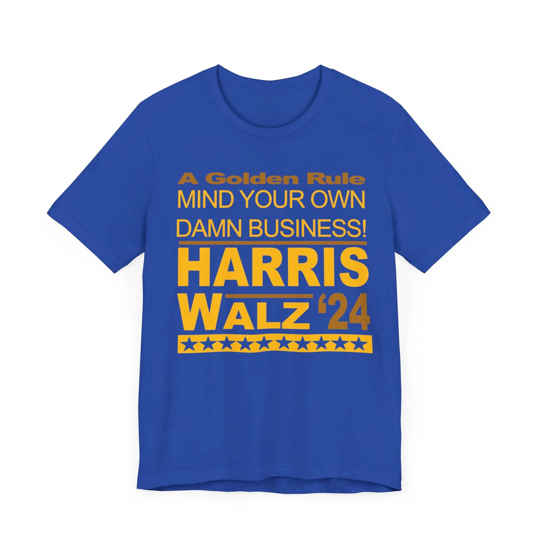 Divine 9 Harris Walz Campaign T- 2 colors-Men & Women- Mind Your Own Business