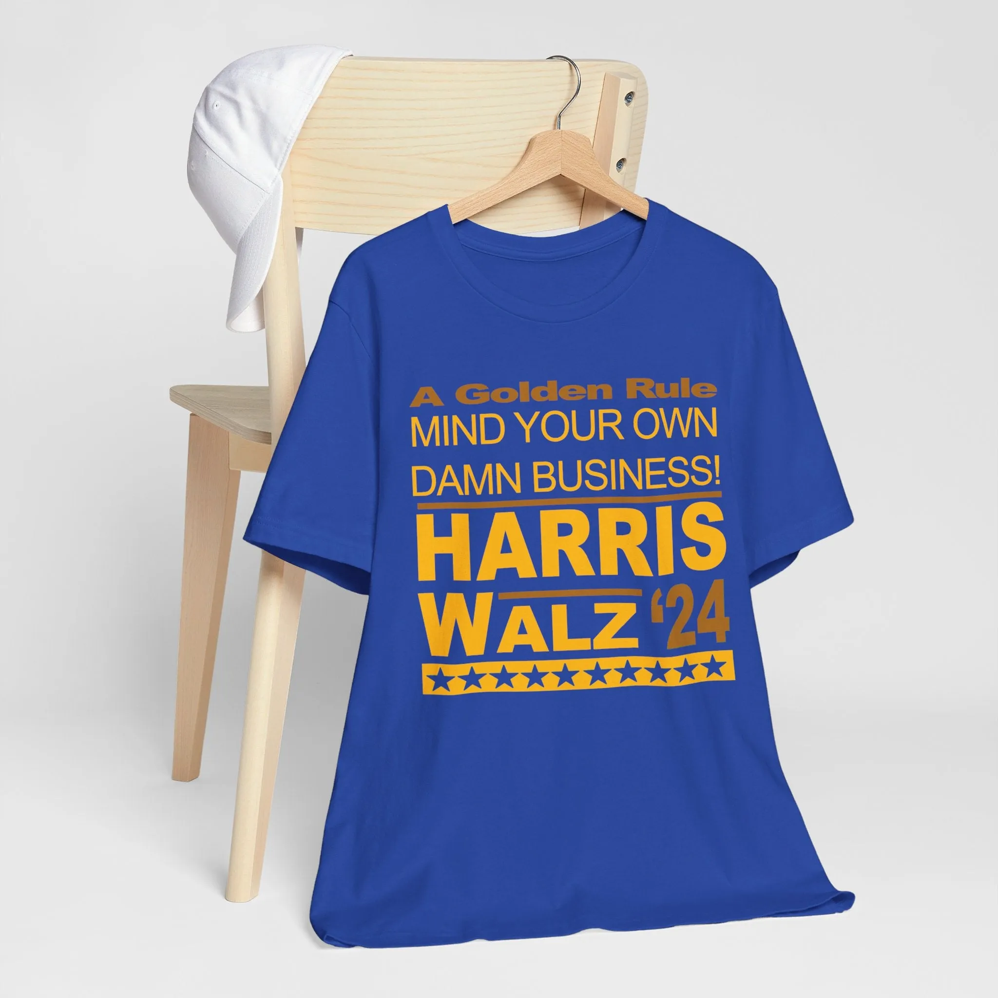 Divine 9 Harris Walz Campaign T- 2 colors-Men & Women- Mind Your Own Business