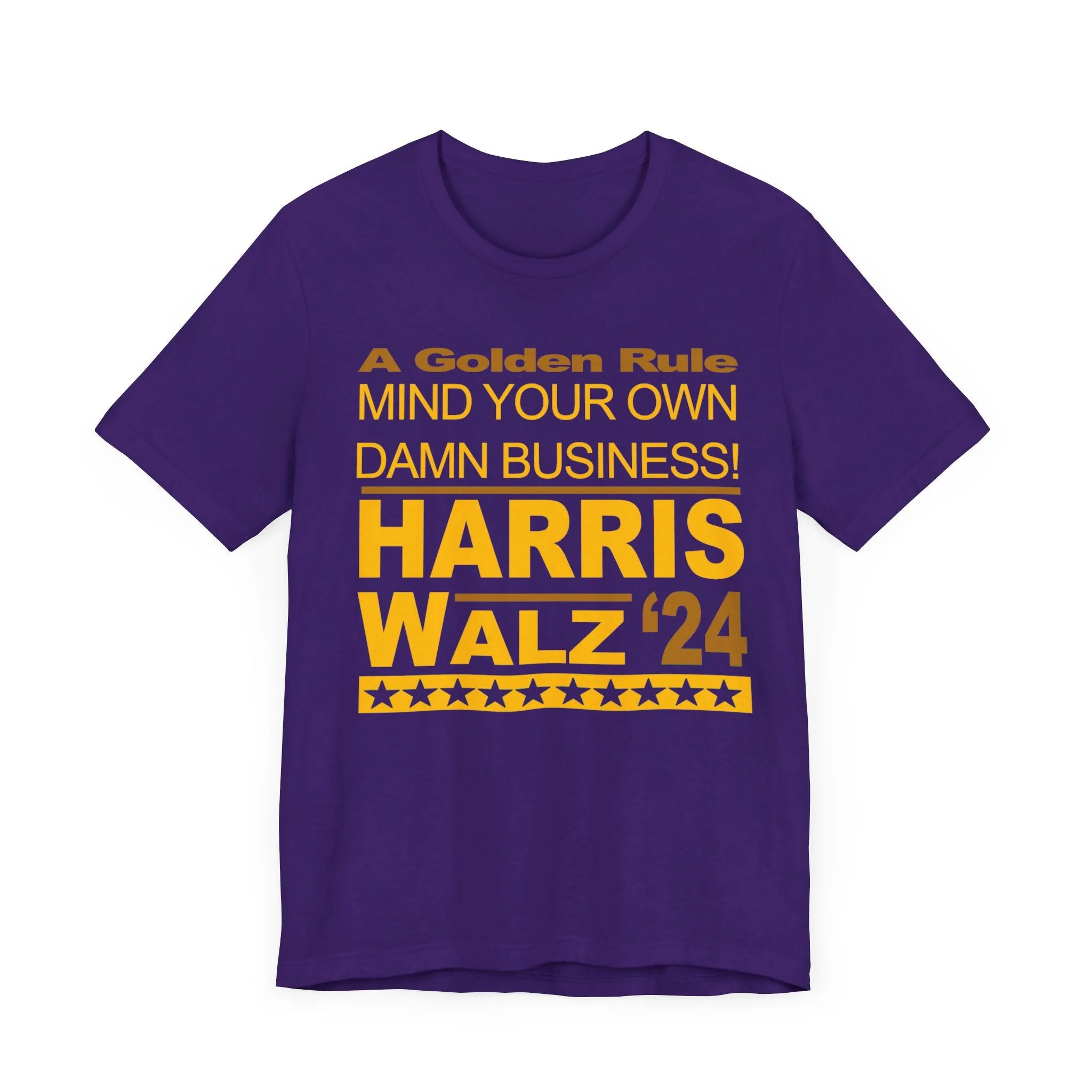 Divine 9 Harris Walz Campaign T- 2 colors-Men & Women- Mind Your Own Business