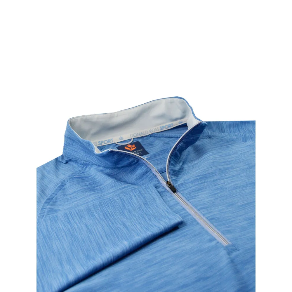Donald Ross Mens Sport Fit Space Dye Pullover - COASTAL