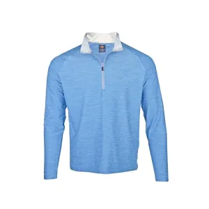 Donald Ross Mens Sport Fit Space Dye Pullover - COASTAL