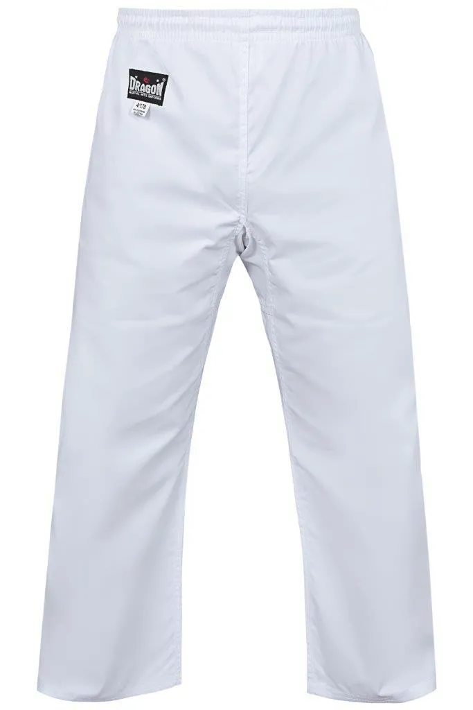 Dragon GI Martial Arts Pants | White [8oz]