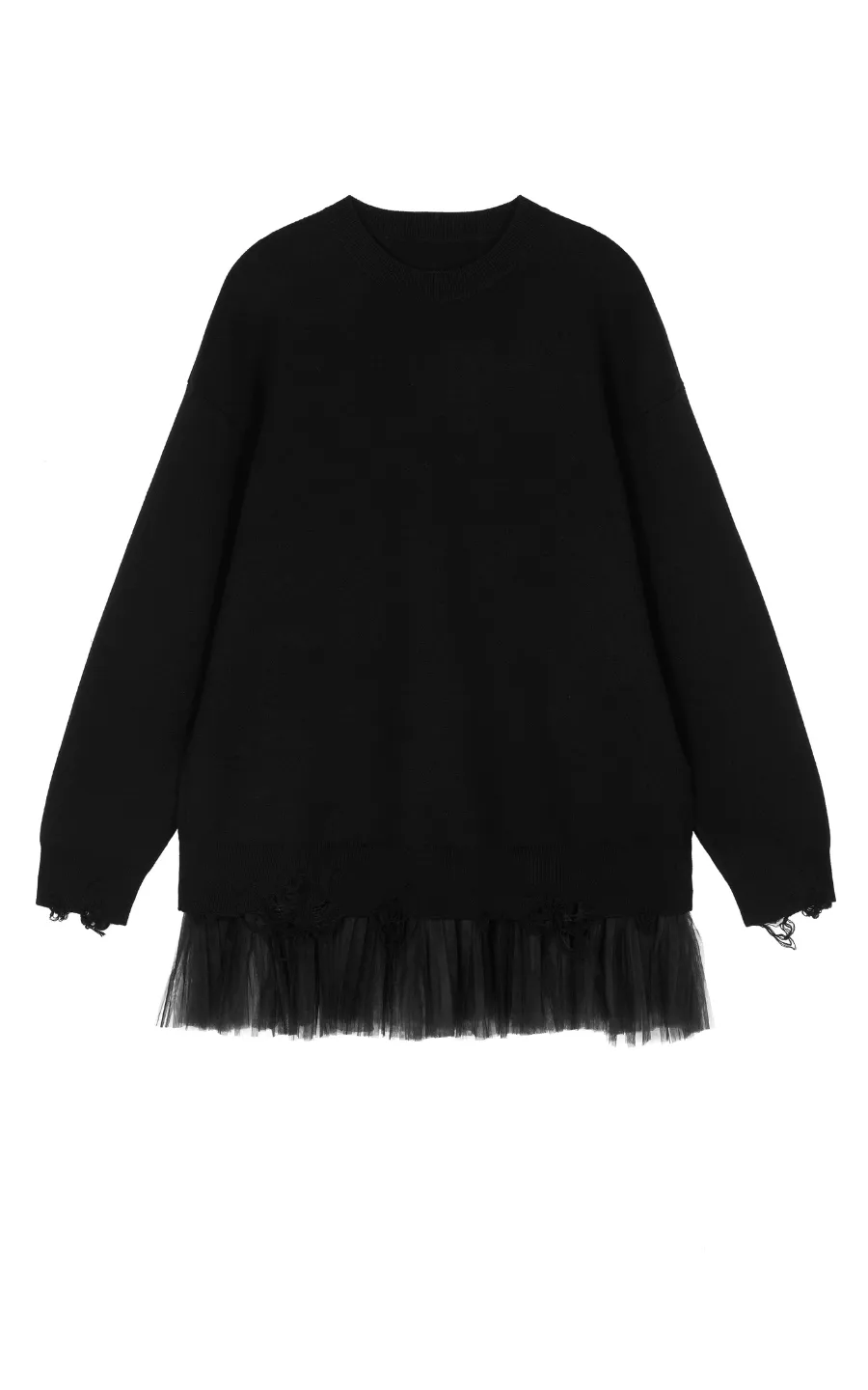 Dress / JNBY Long-Sleeved Sweater Wool Dress