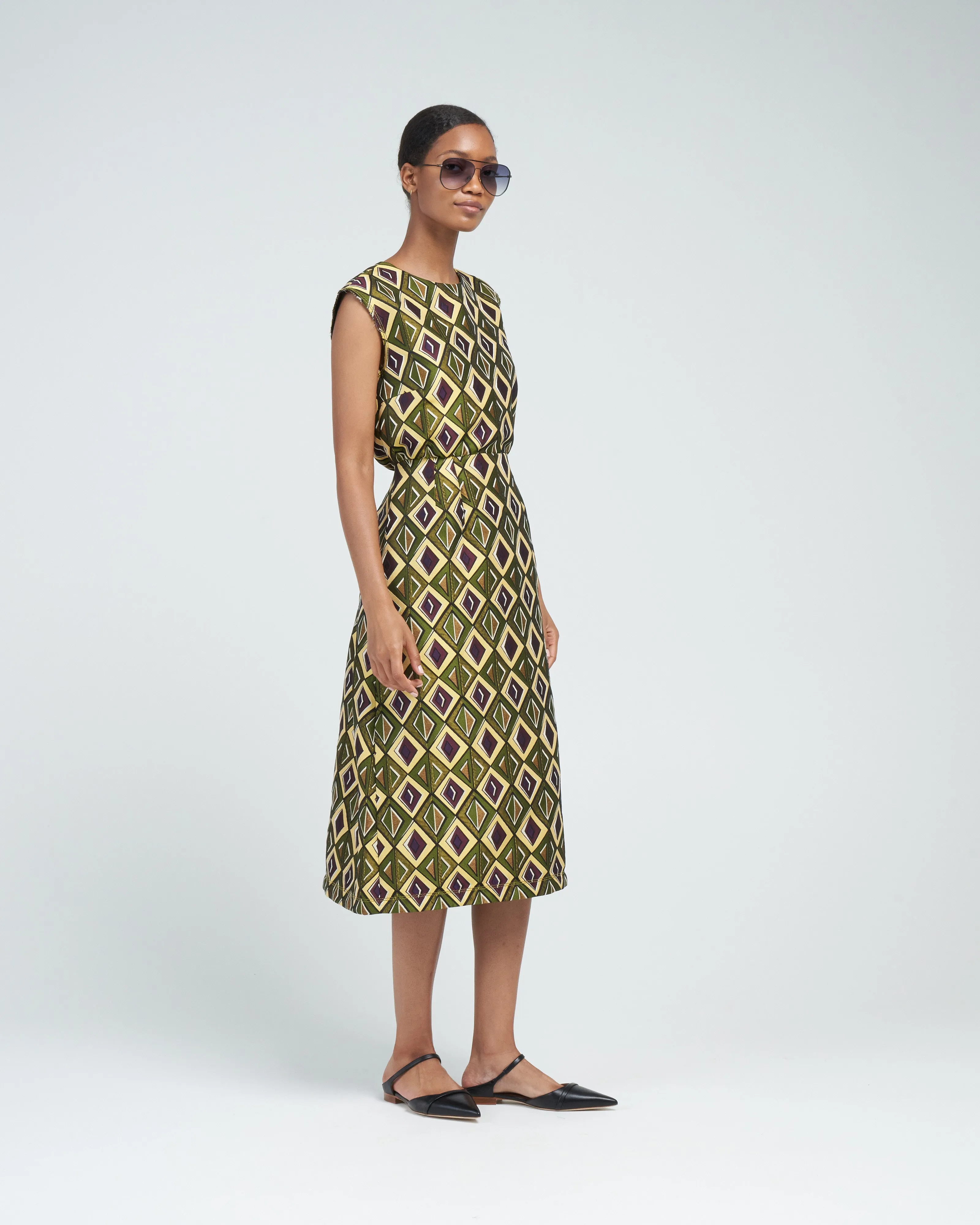 dress - moss