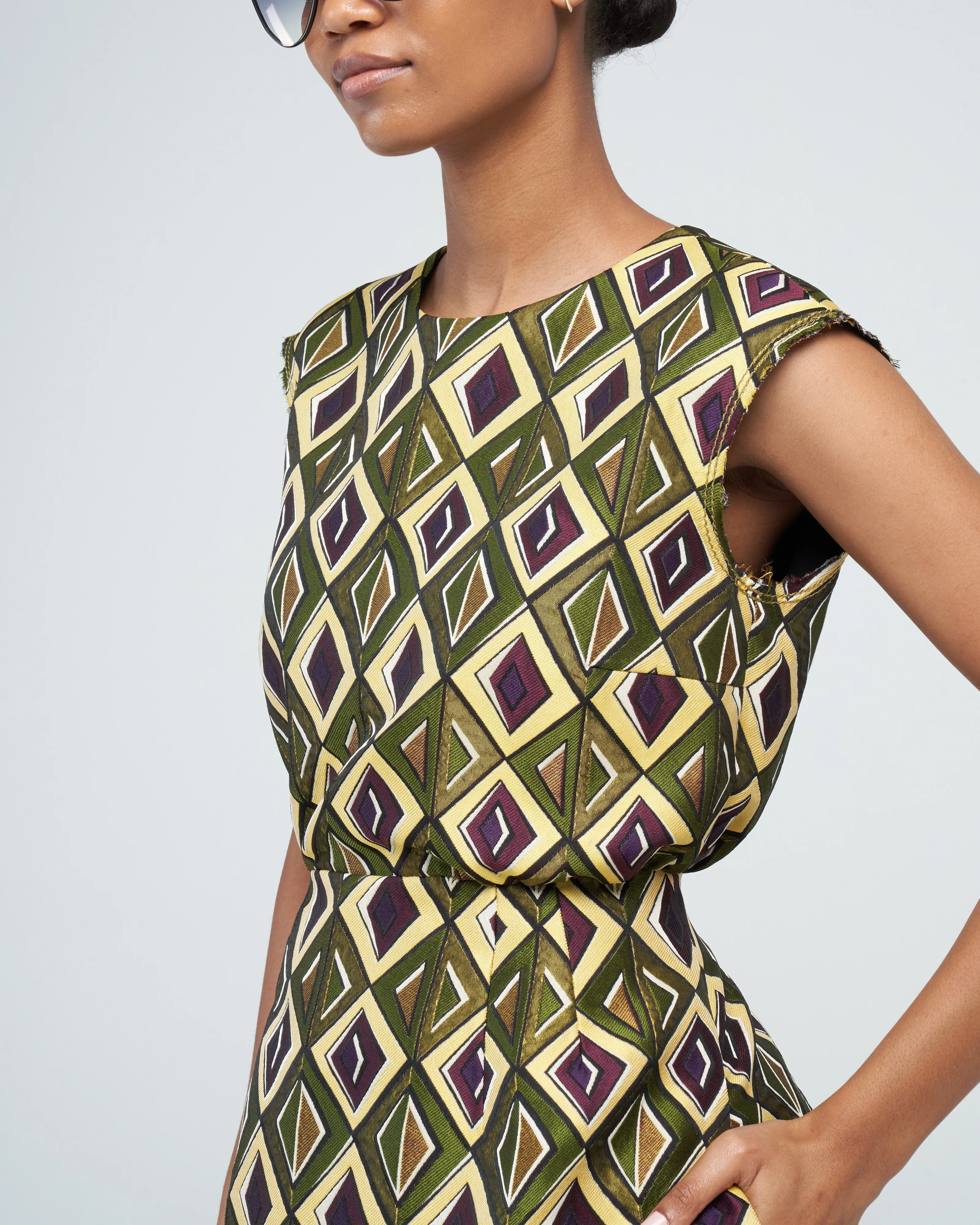 dress - moss