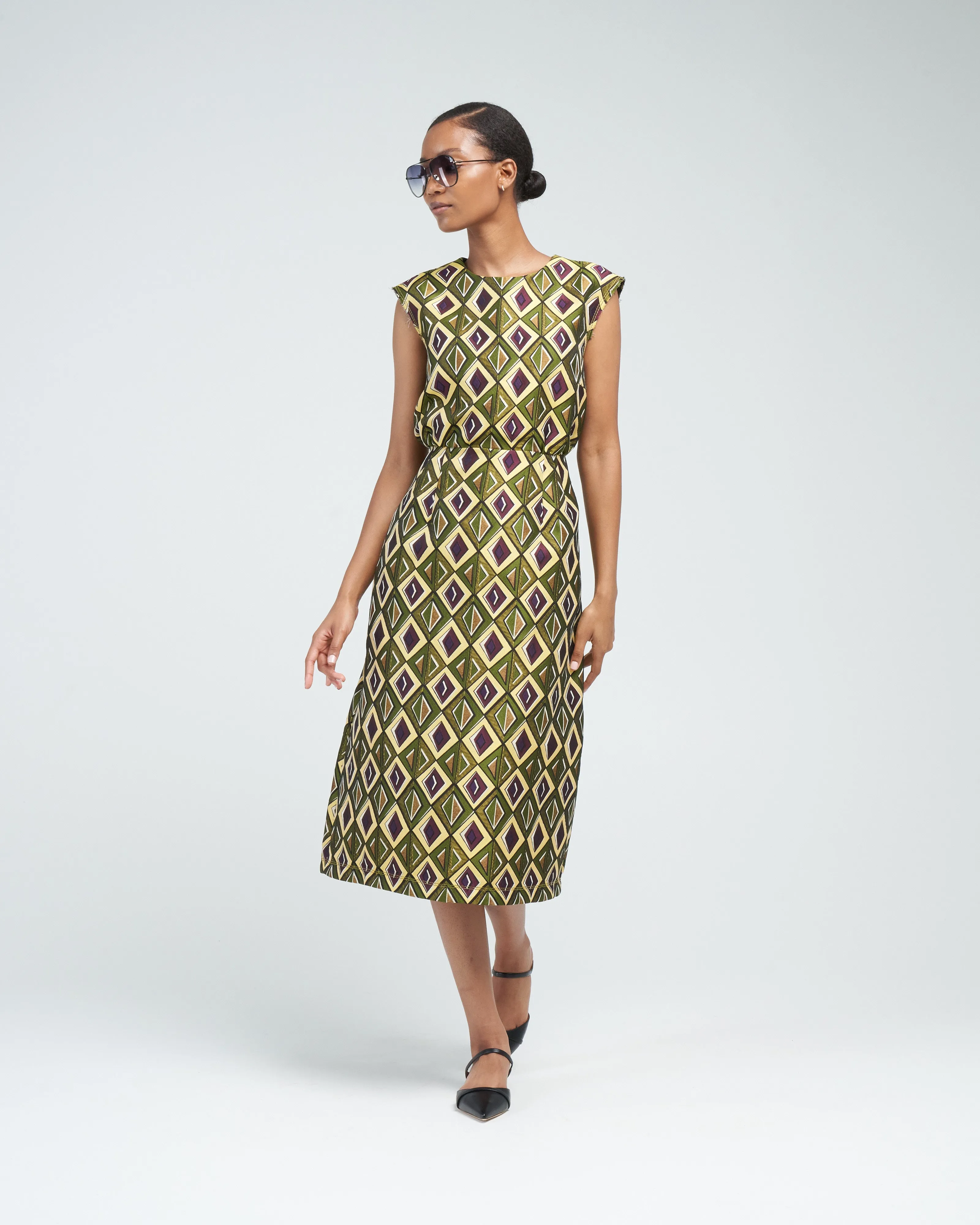 dress - moss