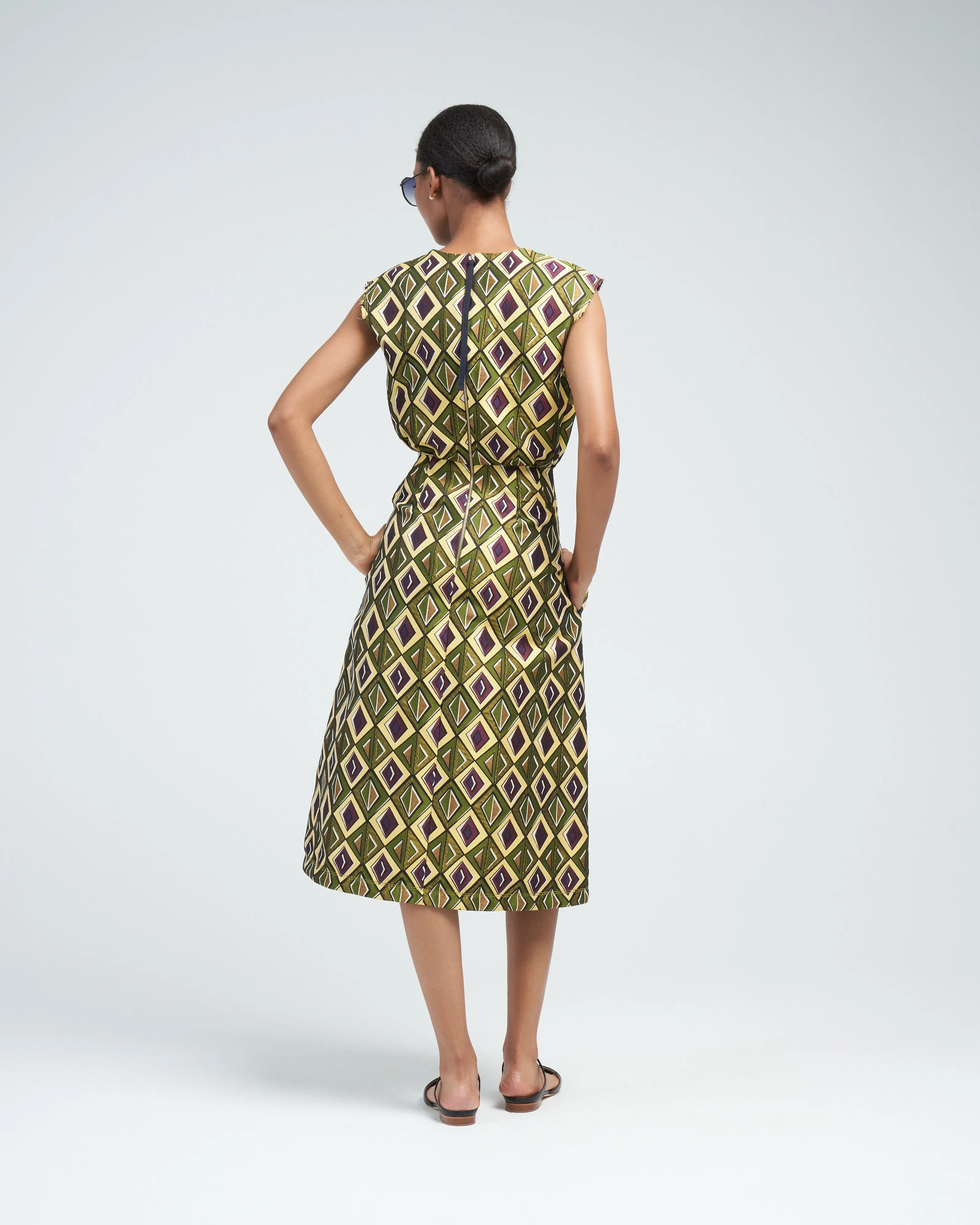 dress - moss