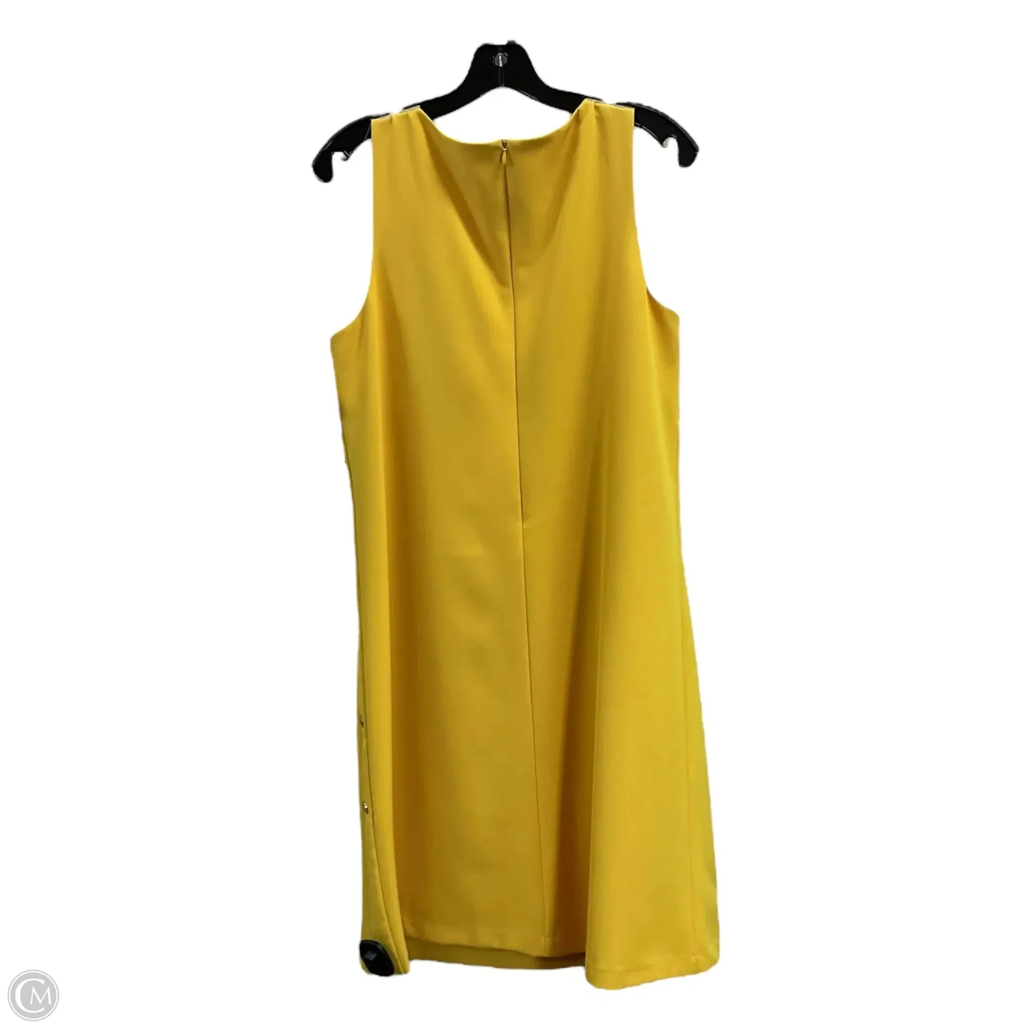 Dress Work By Lauren By Ralph Lauren In Yellow, Size: L