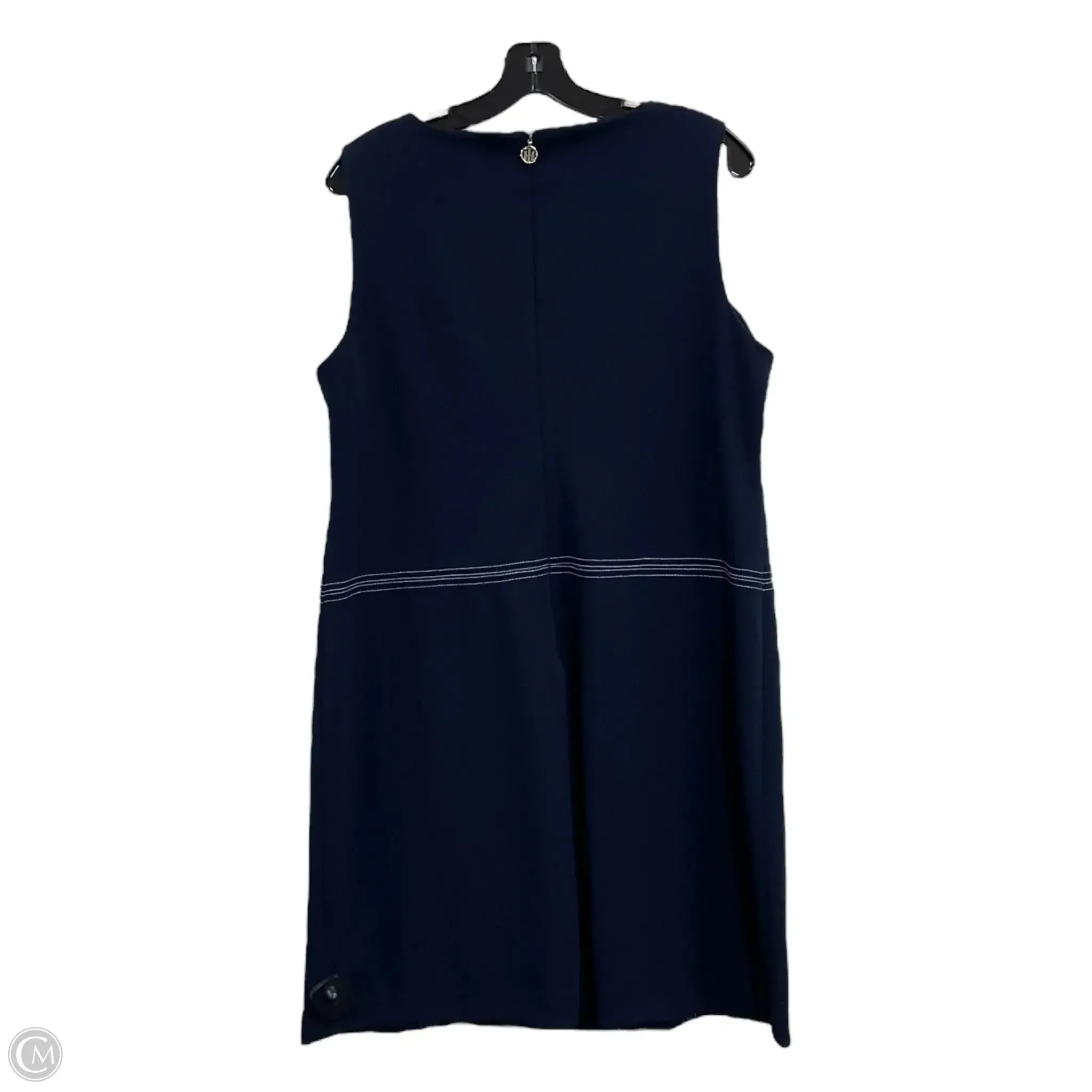 Dress Work By Tommy Hilfiger In Navy, Size: L