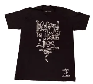 Drippin In Haters Lies, T-Shirt, Black