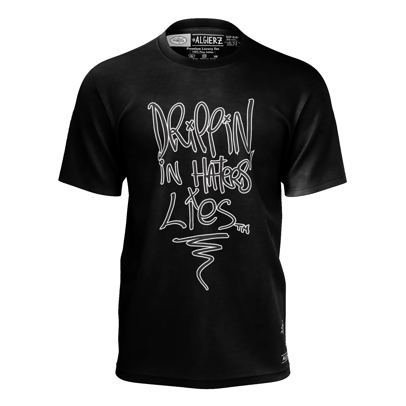 Drippin In Haters Lies, T-Shirt, Black