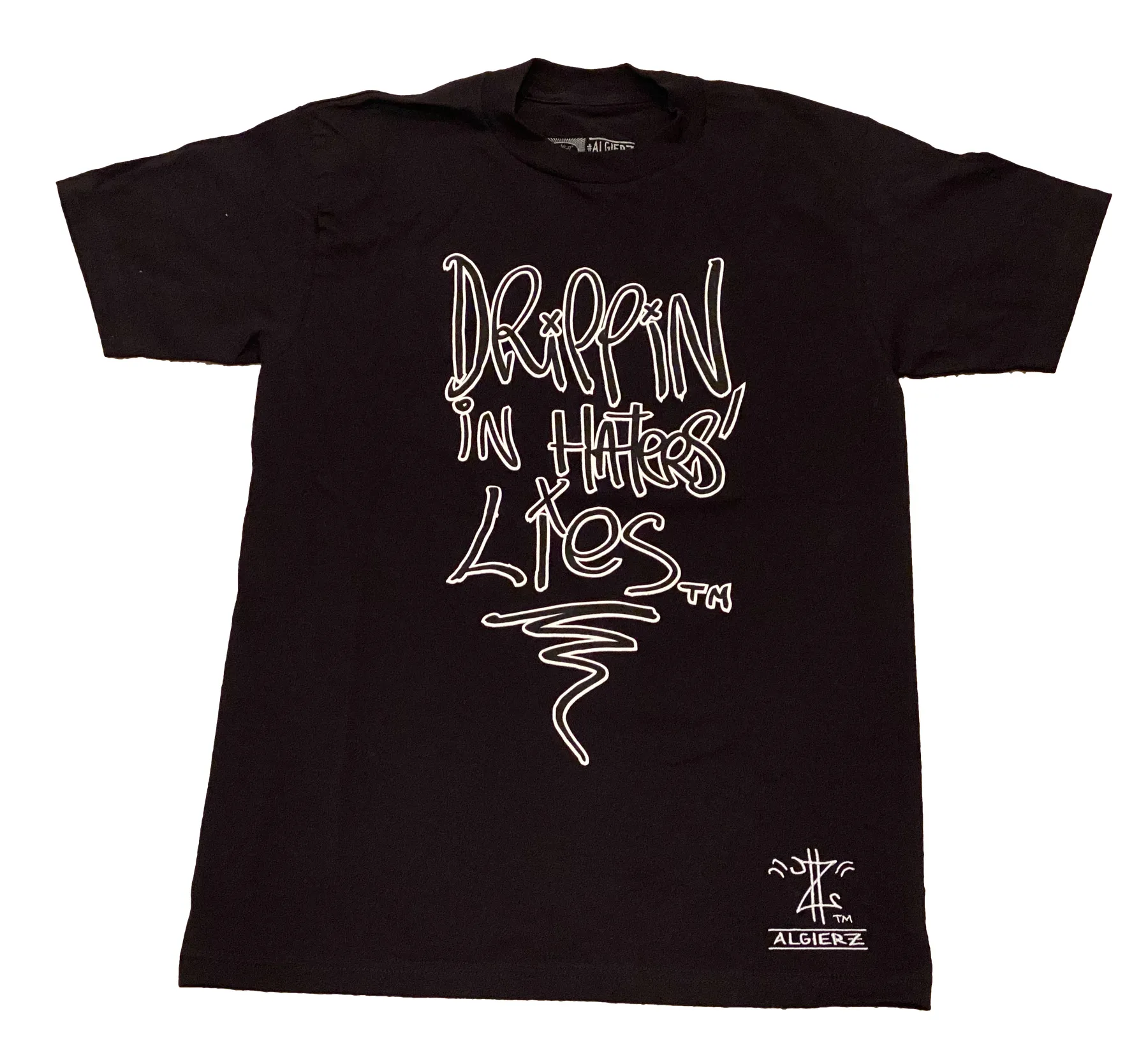 Drippin In Haters Lies, T-Shirt, Black