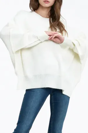EASY SLOUCHY TUNIC SWEATER