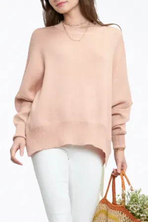 EASY SLOUCHY TUNIC SWEATER
