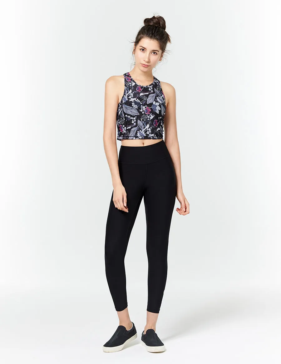 easyoga LA-VEDA All Round Cropped Tights - L1 Black